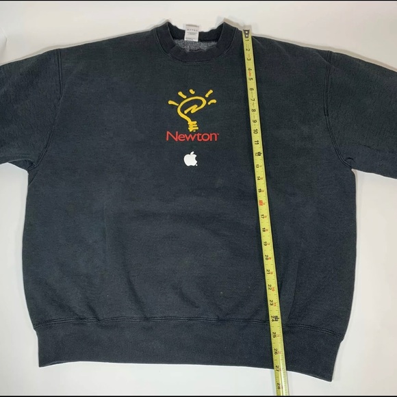 VTG Apple Computer Newton Fotl Crew Neck Rare - Picture 6 of 9